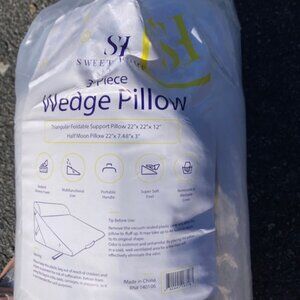 Sweet home wedge pillow-brand new